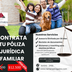 Contrata tu Póliza Jurídica familiar